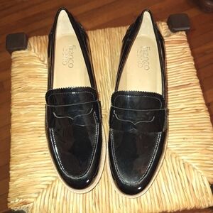 Franco Sarto Slip On Cedra Patent Leather Loafers - Like New